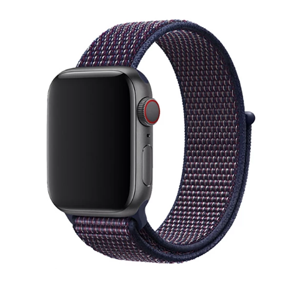 Apple Watch 38mm KRD-03 Hasır Kordon - 6