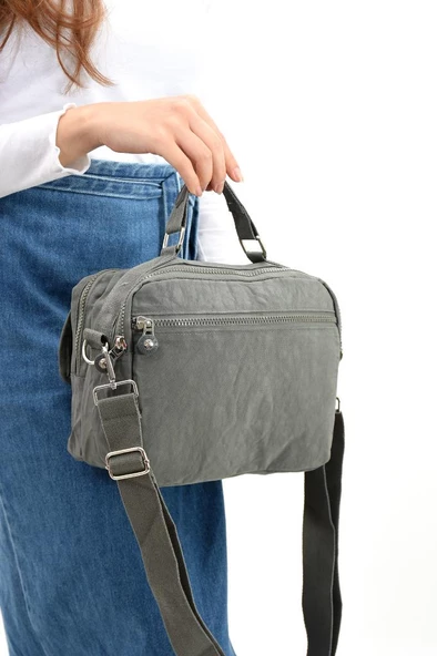 Elde Tutma Kadın Çapraz Askılı Postacı Çanta 571 Collection Kılinkır Kumaş Omuz Çantası 25*20 Cm - 8