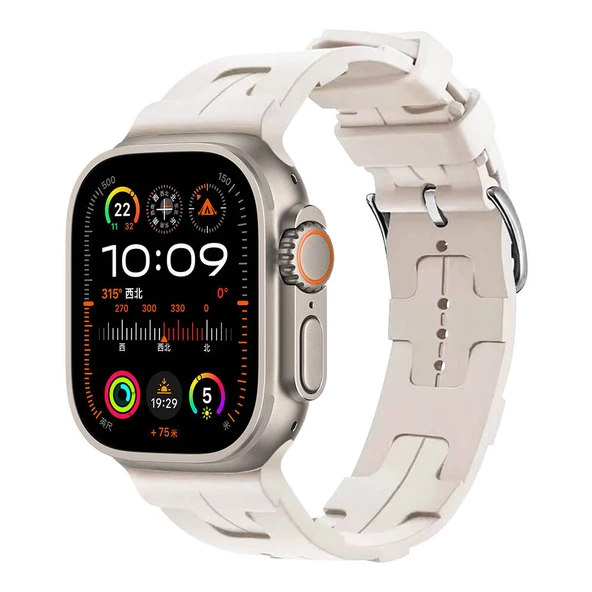 Apple Watch Ultra 49mm KRD-92 Silikon Kordon - 11