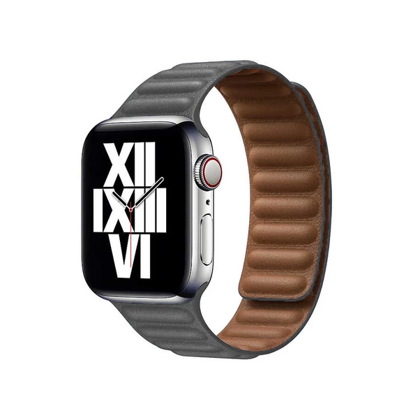 Apple Watch 44mm KRD-34 Deri Kordon