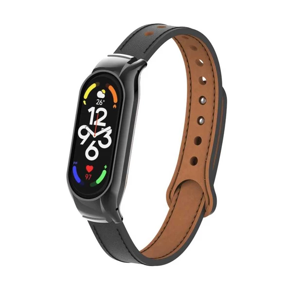 Xiaomi Mi Band 7 KRD-68 Deri Kordon - 4