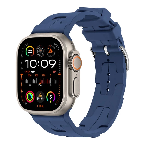 Apple Watch Ultra 49mm KRD-92 Silikon Kordon - 5