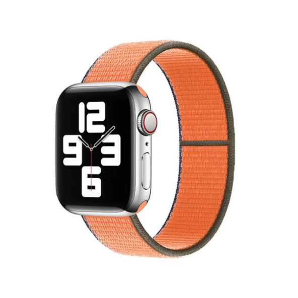 Apple Watch 44mm KRD-03 Hasır Kordon - 12