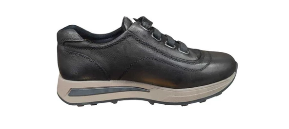 MAMMAMİA D24KA-3255 CIRTLI ORTOPEDİK DERİ KADIN AYAKKABI - Resim 9