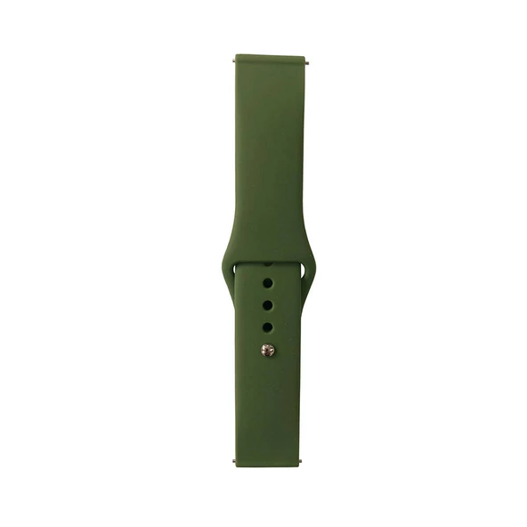 Huawei GT2 42mm Band Serisi 20mm Klasik Kordon Silikon Strap Kayış - 5