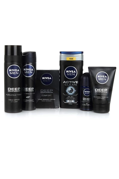 Men Deep Premium Erkek Cilt Bakım - Özel Kutulu Damat Çeyiz Seti