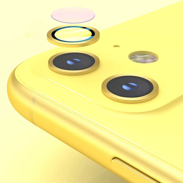 Apple iPhone 11 CL-01 Kamera Lens Koruyucu - 8