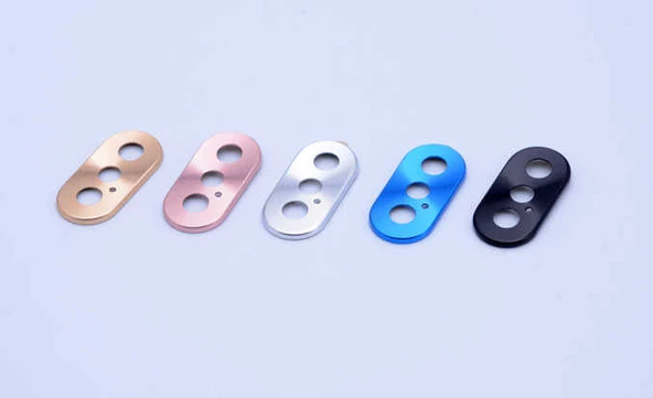 Apple iPhone X  Metal Kamera Koruyucu - 10
