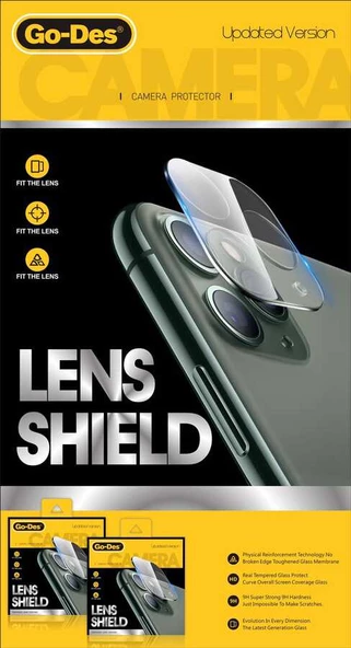 Apple iPhone 11 Pro Max Go Des Lens Shield Kamera Lens Koruyucu - 2