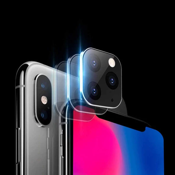Apple iPhone X CP-03  iPhone 11 Pro Max Kamera Lens Dönüştürücü - 9