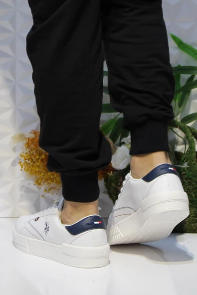 U.S. Polo Assn. Mayk Beyaz Orijinal Ürün Sneaker Erkek Ayakkabı - Resim 4