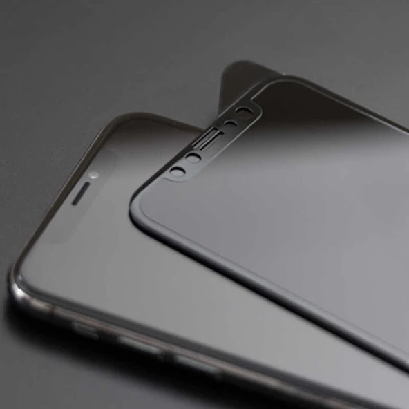 Apple iPhone 12 Pro Max Davin 5D Privacy Cam Ekran Koruyucu - 7