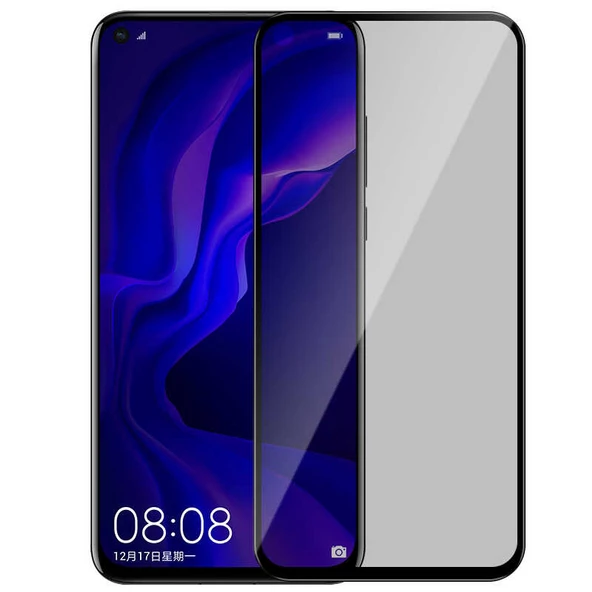 Xiaomi Redmi Note 9  New 5D Privacy Temperli Ekran Koruyucu