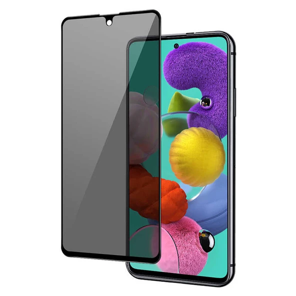 Xiaomi Redmi Note 9S  New 5D Privacy Temperli Ekran Koruyucu