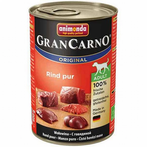 Animonda GranCarno Sığır Etli Yetişkin Köpek Konservesi 400 Gr