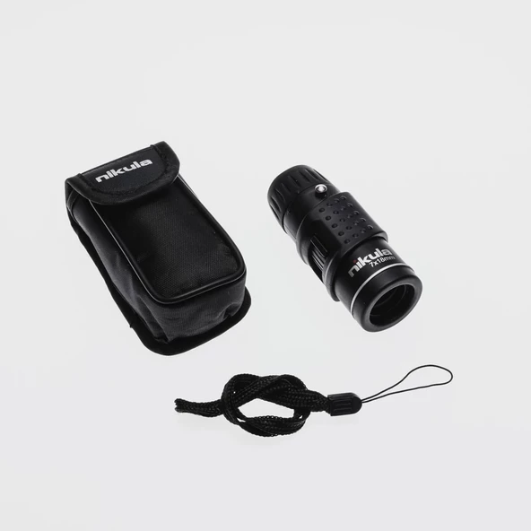 Nıkula 7x18  Avuç Içi  Kauçuk Kaplamalı Hd Optik, Cepte Taşınan Mini Monoküler Dürbün ürün görseli