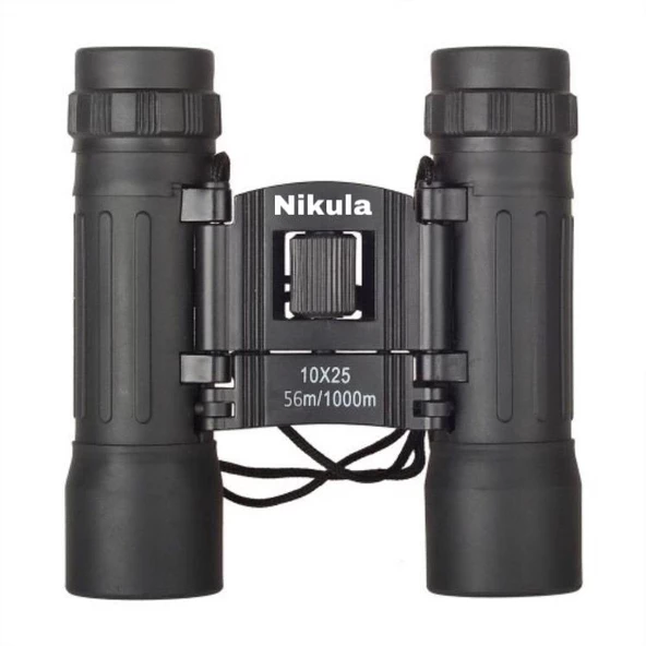 10x25 Av Dürbünü 56m/1000m  Kauçuk Kaplama Siyah ürün görseli