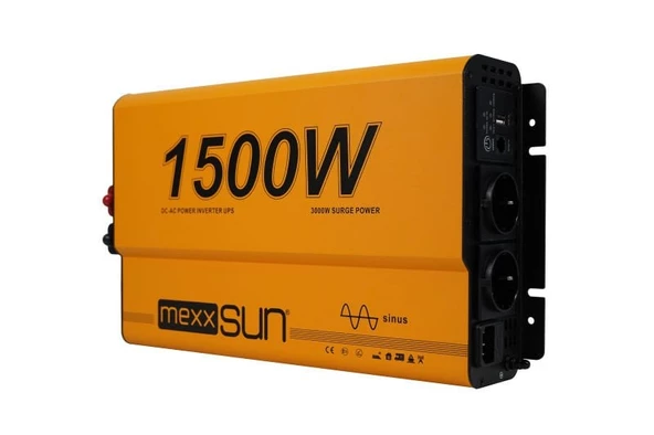 Mexxsun 12V 1500W Tam Sinüs UPS (Remote Ekran) İnverter - 3