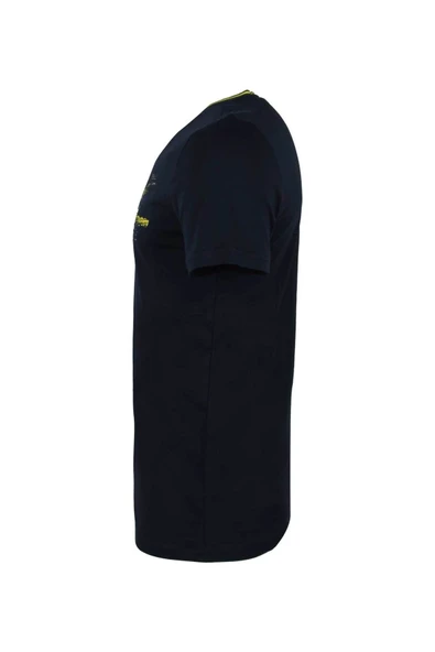 Fenerbahçe Orijinal Lisanslı Sıfır Yaka Lacivert T-Shirt + Bileklik Set Hediyelik Ahşap Kutulu - 6