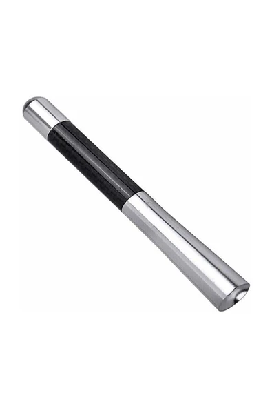 ForWay Citroen C35 Uyumlu Gri Karbon Fiber Oto Radyo Anteni Çubuk Anten 12 Cm