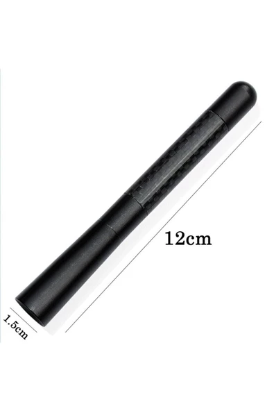 Universal Dodge Sebring Uyumlu Karbon MAVİ Oto Radio Anteni Çubuk Anten - Resim 4