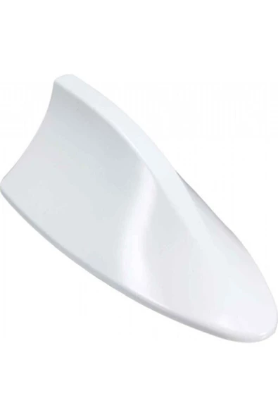 AYKIZ Tata Marina Uyumlu Araba Beyaz Elektrikli Balina Anten Köpek Balığı Sırtı Shark Alıcı - Resim 2