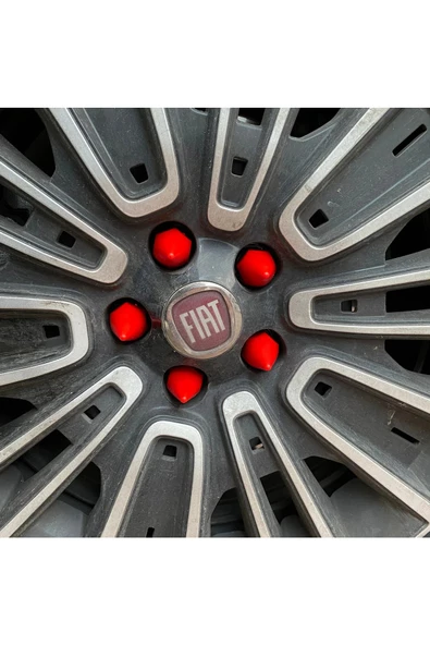 Tiger Marketing Sivri Mermi Bijon Kapağı Kırmızı Renk 19mm