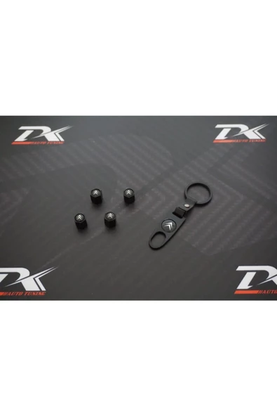 Citroen Dk Tuning Logo Anahtarlık Sibop Kapağı Seti
