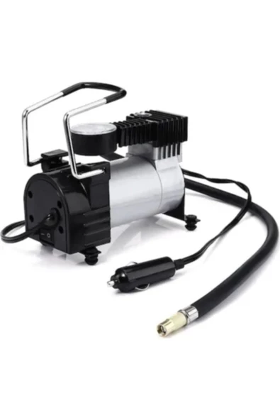 Tiger Marketing Araba Oto Araç Lastik Şişirme Pompası Metal Gövde Kompresör 150 Psi Çakmaklık Girişli - 3