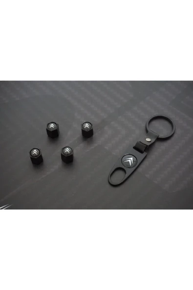 Citroen Dk Tuning Logo Anahtarlık Sibop Kapağı Seti - 2