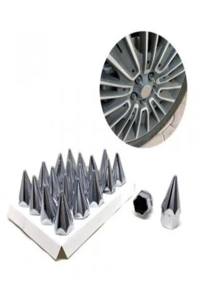 Tiger Marketing Sivri Mermi Bijon Kapağı Krom 17mm - 4