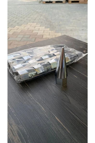 Tiger Marketing Sivri Mermi Bijon Kapağı Krom 17mm - 5