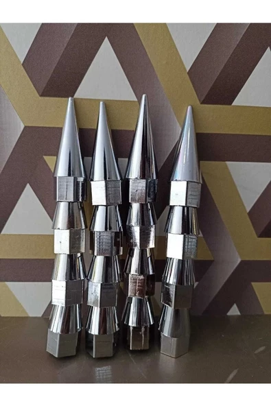 Tiger Marketing Sivri Mermi Bijon Kapağı Krom 19mm - 4
