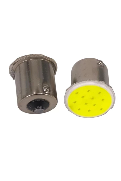 HLG P21w Ba15s 1156 144 Ledli Ultra Parlak Geri Vites Park Ampül Tek Duy Beyaz (2 ADET) - 6