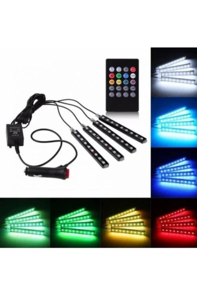 Class Ayak Altı Aydınlatma Kumandalı Led Rgb Müzik Duyarlı