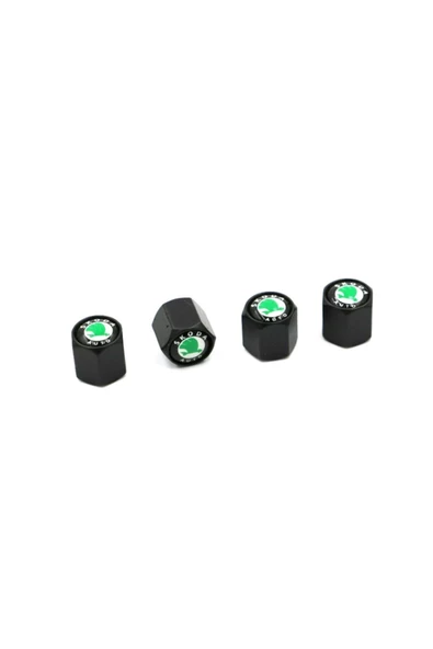 CMS OTO AKSESUAR Skoda Anahtarlıklı Sibop Kapak Set - 3