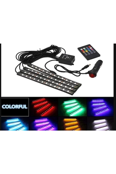 OtoLine Opel Vectra B 1995-2002 Ayak Altı Led 12 Ledli Çok Fonksiyonlu - 6