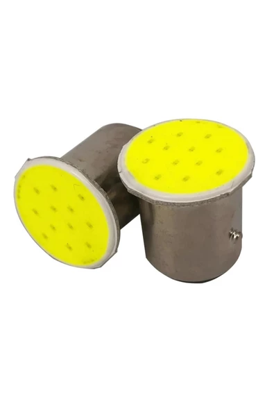 HLG P21w Ba15s 1156 144 Ledli Ultra Parlak Geri Vites Park Ampül Tek Duy Beyaz (2 ADET) - 5