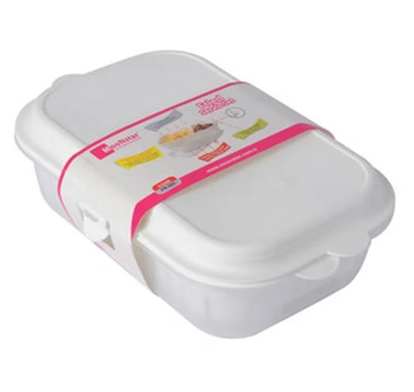 Moon Star Süzgeçli Bölmeli Kilitli Kızartmalık Kabı 2,4 Litre FR-605 - 6