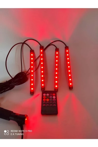 Tiger Marketing Ayak Altı Led Sese Ve Müziğe Duyarlı Led Rgb Kumandalı Ambiyans - 5