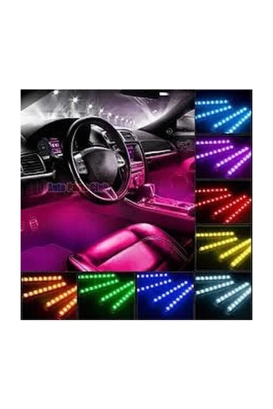 BoostZone Araç Içi Ayak Altı Sese Duyarlı Led - Resim 3