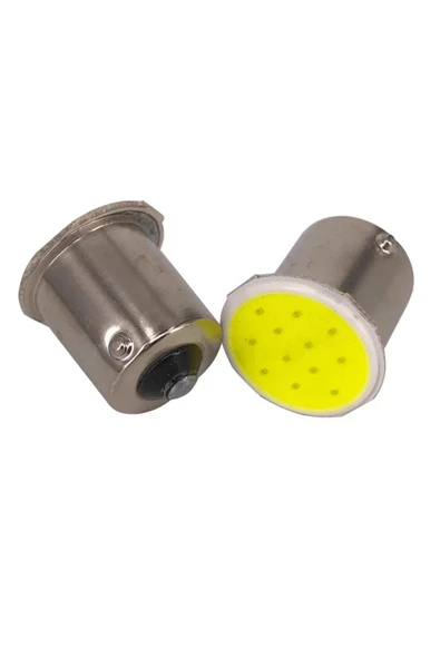 HLG P21w Ba15s 1156 144 Ledli Ultra Parlak Geri Vites Park Ampül Tek Duy Beyaz (2 ADET) - 2