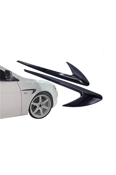Tiger Marketing Nissan Skyline Uyumlu Çamurluk Venti Sağ Sol Parlak Siyah - 2