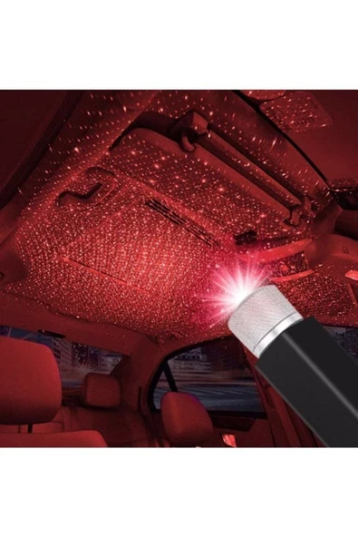 Fırsat Aktüel Buffer Kırmızı Ayak Altı Tavan Led Araç Içi Aydınlatma Usb Lamba - 3