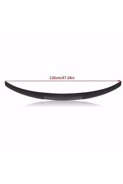 Tiger Marketing Mitsubishi Carisma Uyumlu 120 Cm Siyah Yarasa Spoiler - 4