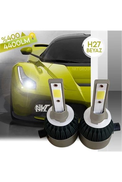 Tiger Marketing H27 Led Xenon Far Aydınlatma Seti Şimşek Etkili H 27 Uyumlu