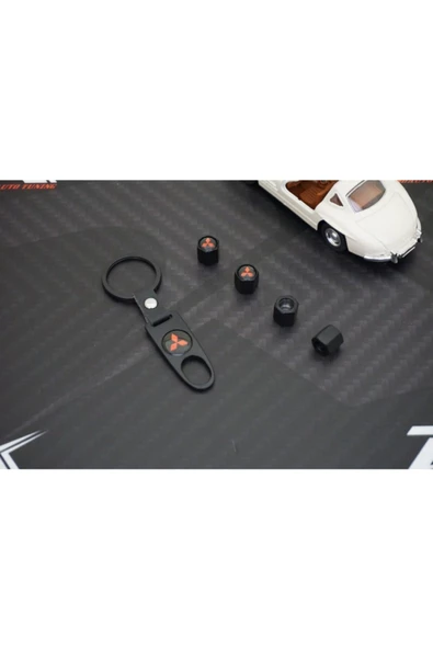 Mitsubishi Logo Anahtarlık Sibop Kapağı Seti - 4
