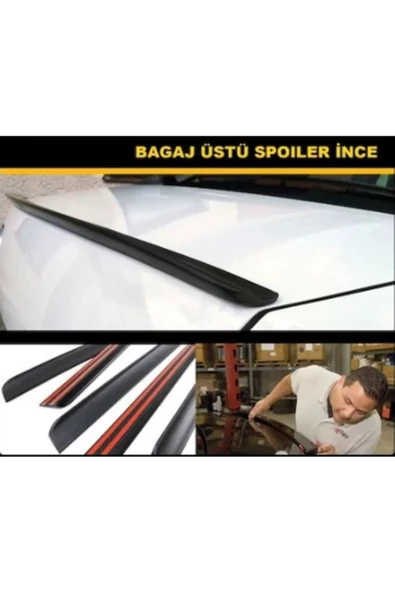 Universal Honda Civic Uyumlu Bagaj Üstü Spoıler 3,6 Cm - 135 Cm