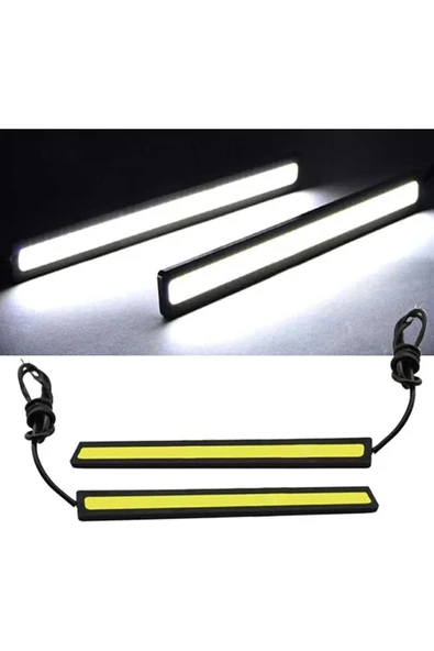 Tiger Marketing Gündüz Ledi Farı Su Geçirmez Gündüz Ledi  uyumlu Beyaz Sis Ledi 14cm