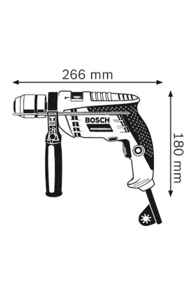 Bosch Gsb 13 Re Professional Darbeli Matkap - 0601217100 - 2